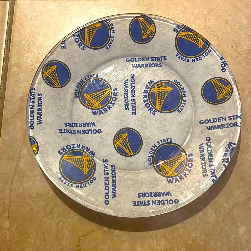 Golden State Warriors decorative plate
